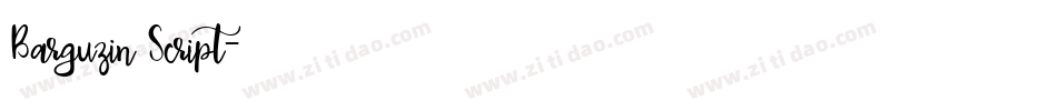 Barguzin Script字体转换